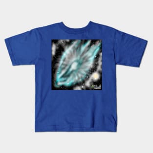 Blue Jay Nebula Kids T-Shirt